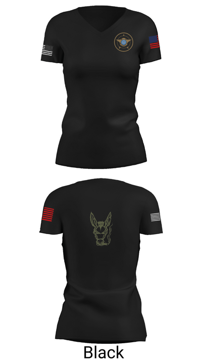 Lowndes County Sheriff’s Office Special Operations Division 52350448 Women's Short Sleeve V-neck Shirt - 27