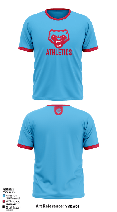 Westlake Middle School 91601712 Old School Cotton Feel Shirt - 1