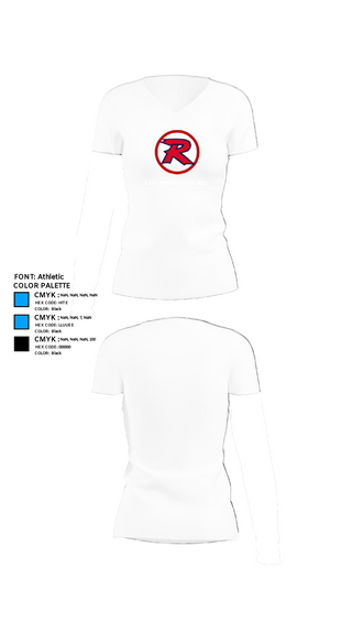 Womens Short Sleeve Vneck Shirt, Richland High School Dance, Spirit Store, Teamtime, Team time, sublimation, custom sports apparel, team uniforms, spirit wear, spiritwear, sports uniforms, custom shirts, team store, custom team store, fundraiser sports, apparel fundraiser