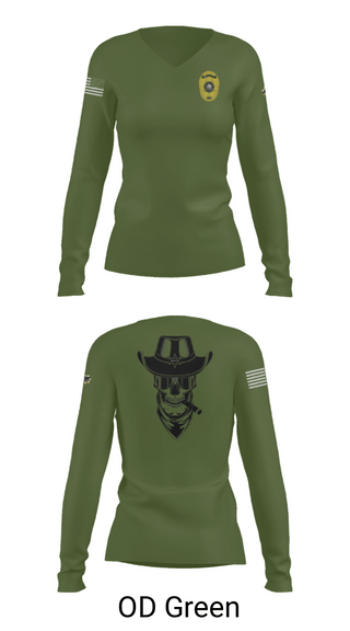 Womens Long Sleeve Vneck Shirt, Charlie Squad, Police, Teamtime, Team time, sublimation, custom sports apparel, team uniforms, spirit wear, spiritwear, sports uniforms, custom shirts, team store, custom team store, fundraiser sports, apparel fundraiser