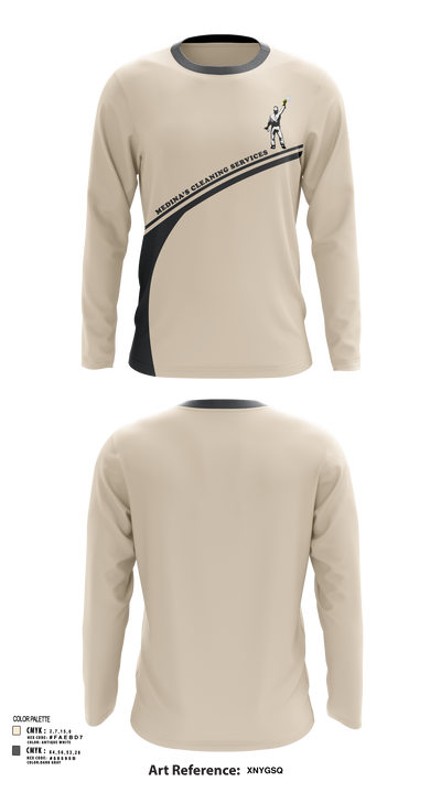 Medina’s cleaning services 68179867 Long Sleeve Performance Shirt 102
