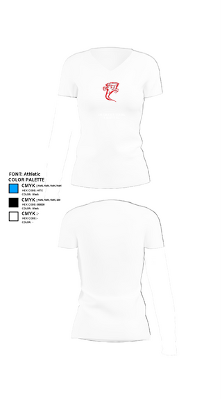 Womens Short Sleeve Vneck Shirt, Eureka High School Basketball, Women's Basketball, Teamtime, Team time, sublimation, custom sports apparel, team uniforms, spirit wear, spiritwear, sports uniforms, custom shirts, team store, custom team store, fundraiser sports, apparel fundraiser
