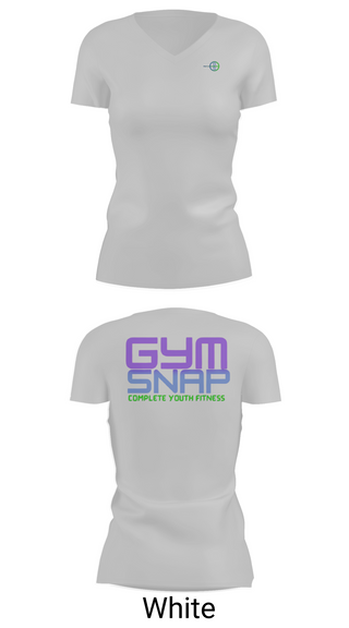 Womens Short Sleeve Vneck Shirt, Gym SNAP Track, Track & Field, Teamtime, Team time, sublimation, custom sports apparel, team uniforms, spirit wear, spiritwear, sports uniforms, custom shirts, team store, custom team store, fundraiser sports, apparel fundraiser