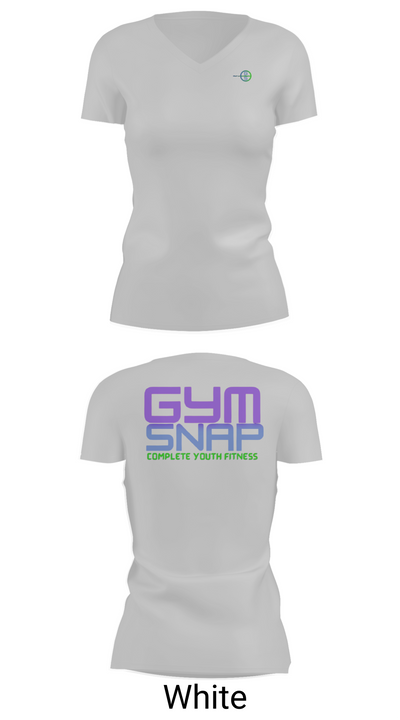Gym SNAP Track 80365162 Women's Short Sleeve V-neck Shirt - 19