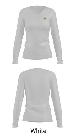 Women's Long Sleeve Vneck Shirt, Smokies, Football, Teamtime, Team time, sublimation, custom sports apparel, team uniforms, spirit wear, spiritwear, sports uniforms, custom shirts, team store, custom team store, fundraiser sports, apparel fundraiser