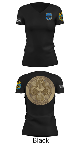 Women's Short Sleeve Vneck Shirt, 372 MOB, Army, Teamtime, Team time, sublimation, custom sports apparel, team uniforms, spirit wear, spiritwear, sports uniforms, custom shirts, team store, custom team store, fundraiser sports, apparel fundraiser
