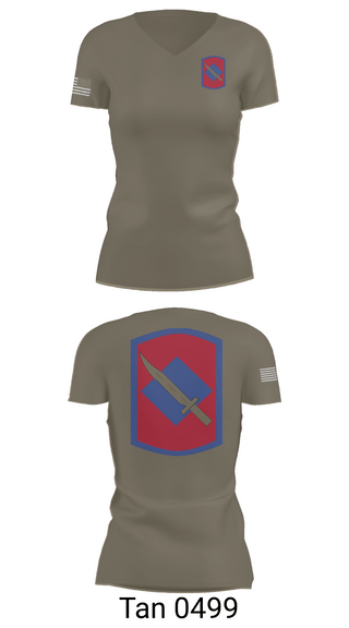 Womens Short Sleeve Vneck Shirt, 39th Infantry Brigade, , Teamtime, Team time, sublimation, custom sports apparel, team uniforms, spirit wear, spiritwear, sports uniforms, custom shirts, team store, custom team store, fundraiser sports, apparel fundraiser