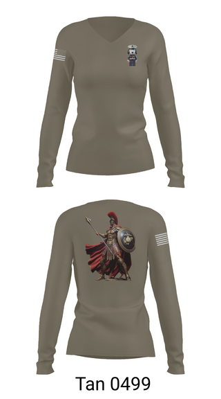 Womens Long Sleeve Vneck Shirt, 2nd Recon, , Teamtime, Team time, sublimation, custom sports apparel, team uniforms, spirit wear, spiritwear, sports uniforms, custom shirts, team store, custom team store, fundraiser sports, apparel fundraiser