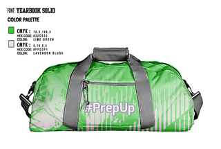 Duffle Bag, Prep, Football, Teamtime, Team time, sublimation, custom sports apparel, team uniforms, spirit wear, spiritwear, sports uniforms, custom shirts, team store, custom team store, fundraiser sports, apparel fundraiser
