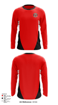 Asheville Middle School Football 31646699 Long Sleeve Performance Shirt - 115