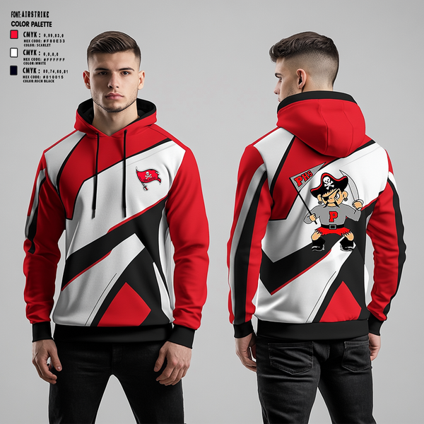 Hoodie, Palatine pirates, Baseball, Teamtime, Team time, sublimation, custom sports apparel, team uniforms, spirit wear, spiritwear, sports uniforms, custom shirts, team store, custom team store, fundraiser sports, apparel fundraiser