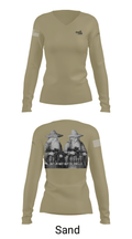FMTC 37244511 Women's Long Sleeve V-neck Shirt - 97