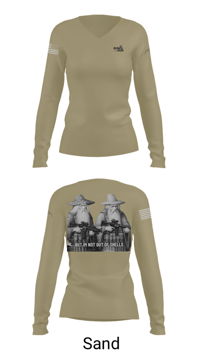 FMTC 37244511 Women's Long Sleeve V-neck Shirt - 97