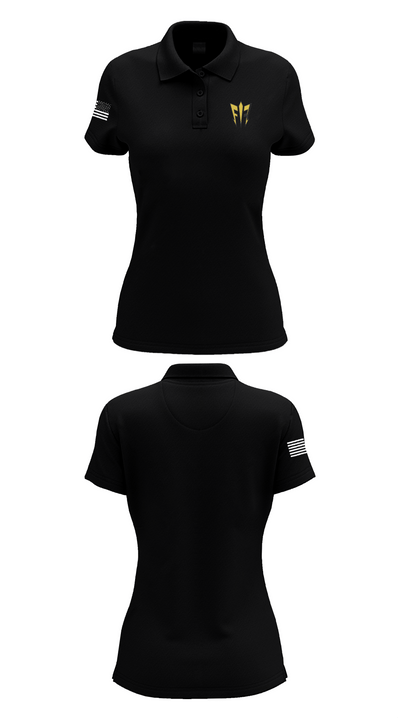 F1TNESS MAFIA LLC 77200123 Women's Short Sleeve Performance Polo  - 36