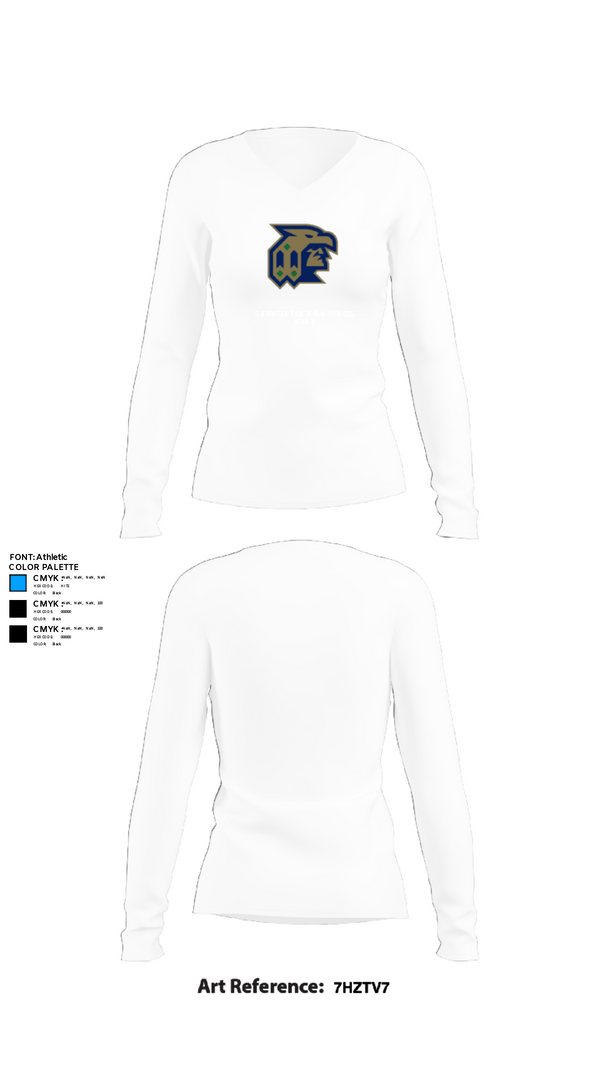 Womens Long Sleeve Vneck Shirt, Snow Canyon High School Band, Spirit Store, Teamtime, Team time, sublimation, custom sports apparel, team uniforms, spirit wear, spiritwear, sports uniforms, custom shirts, team store, custom team store, fundraiser sports, apparel fundraiser
