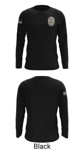 Long Sleeve Performance Shirt, Criminal Investigations Division, Police, Teamtime, Team time, sublimation, custom sports apparel, team uniforms, spirit wear, spiritwear, sports uniforms, custom shirts, team store, custom team store, fundraiser sports, apparel fundraiser