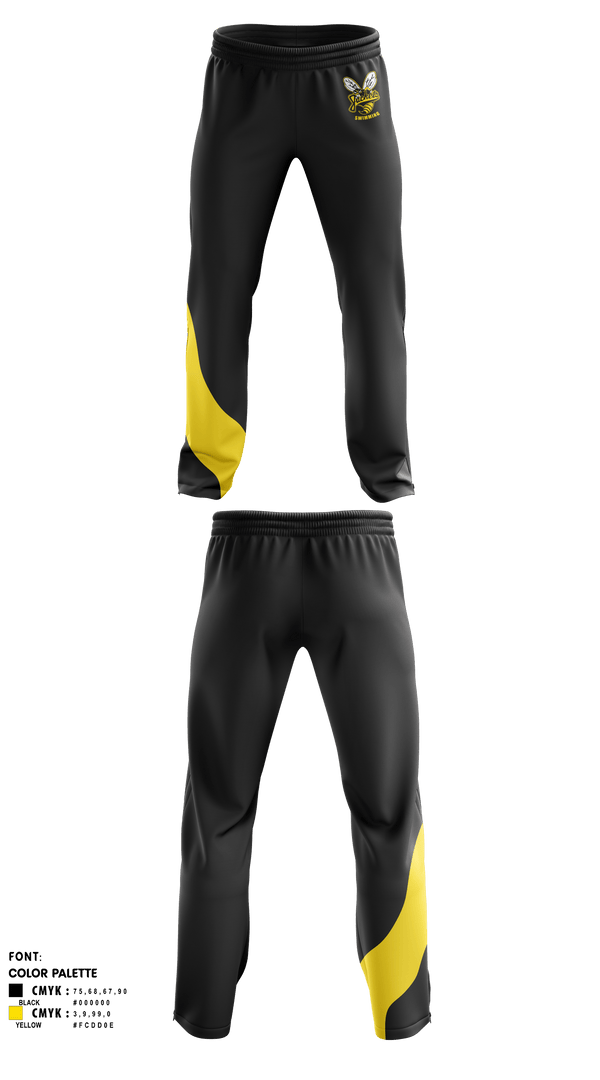 Sweatpants, Denison High School Swimming, Swimming, Teamtime, Team time, sublimation, custom sports apparel, team uniforms, spirit wear, spiritwear, sports uniforms, custom shirts, team store, custom team store, fundraiser sports, apparel fundraiser