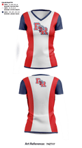 Bridgewater-Raynham Regional High School Volleyball 53115621 Women's Short Sleeve V-neck Shirt - 41
