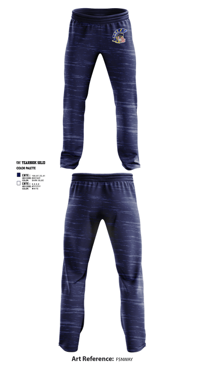 Lakeview Spartans 38287795 Sweatpants - 1
