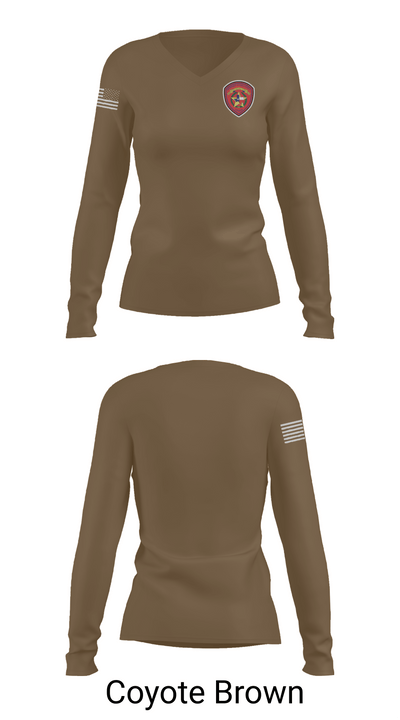 DPS 61986811 Women's Long Sleeve V-neck Shirt - 16