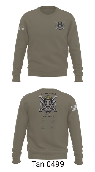 Crew Neck Sweatshirt, ALC, Army, Teamtime, Team time, sublimation, custom sports apparel, team uniforms, spirit wear, spiritwear, sports uniforms, custom shirts, team store, custom team store, fundraiser sports, apparel fundraiser