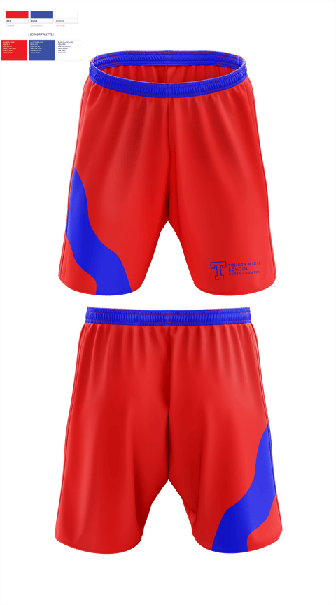 Athletic Shorts With Pockets, Trinity High School Cross Country, Cross Country, Teamtime, Team time, sublimation, custom sports apparel, team uniforms, spirit wear, spiritwear, sports uniforms, custom shirts, team store, custom team store, fundraiser sports, apparel fundraiser