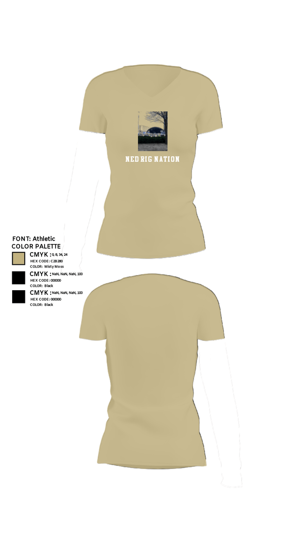 Women's Short Sleeve Vneck Shirt, Ned Rig nation, Baseball, Teamtime, Team time, sublimation, custom sports apparel, team uniforms, spirit wear, spiritwear, sports uniforms, custom shirts, team store, custom team store, fundraiser sports, apparel fundraiser