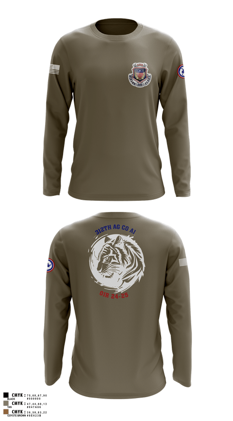 Long Sleeve Performance Shirt, 312th HR CO, A1 Postal, Army, Teamtime, Team time, sublimation, custom sports apparel, team uniforms, spirit wear, spiritwear, sports uniforms, custom shirts, team store, custom team store, fundraiser sports, apparel fundraiser