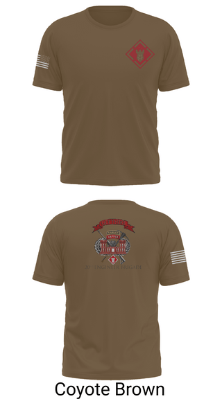 Old School Cotton Feel Shirt, 264 EN CO, Army, Teamtime, Team time, sublimation, custom sports apparel, team uniforms, spirit wear, spiritwear, sports uniforms, custom shirts, team store, custom team store, fundraiser sports, apparel fundraiser
