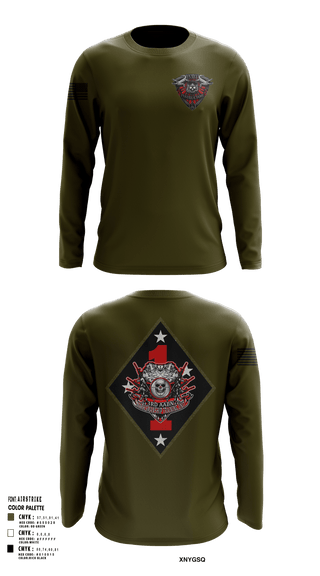 Long Sleeve Performance Shirt, 3rd AABN MTU, Marines, Teamtime, Team time, sublimation, custom sports apparel, team uniforms, spirit wear, spiritwear, sports uniforms, custom shirts, team store, custom team store, fundraiser sports, apparel fundraiser