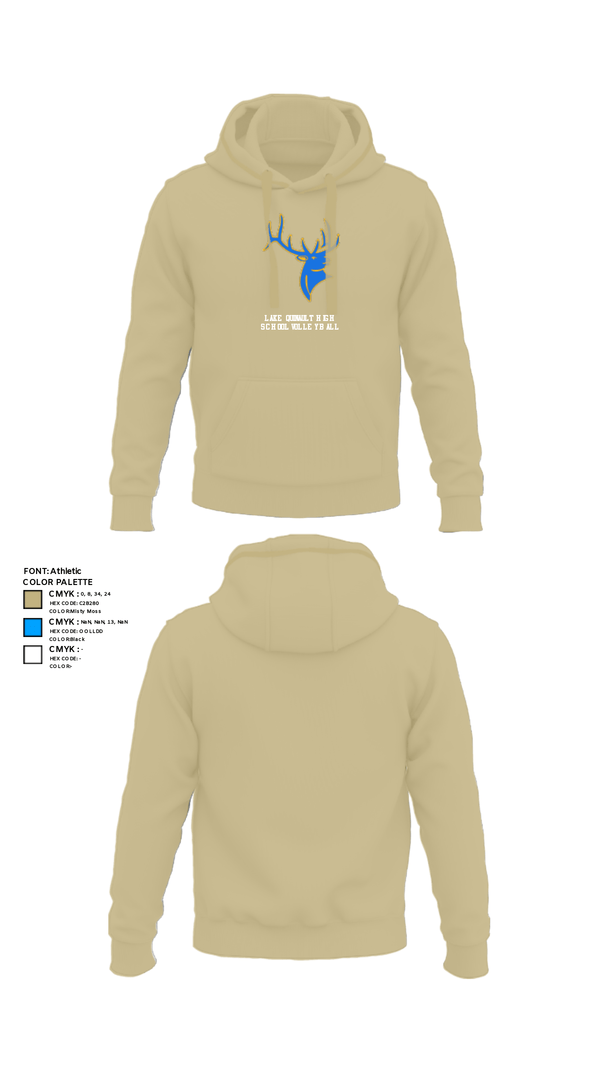 Hoodie, Lake Quinault High School Volleyball, Women's Volleyball, Teamtime, Team time, sublimation, custom sports apparel, team uniforms, spirit wear, spiritwear, sports uniforms, custom shirts, team store, custom team store, fundraiser sports, apparel fundraiser