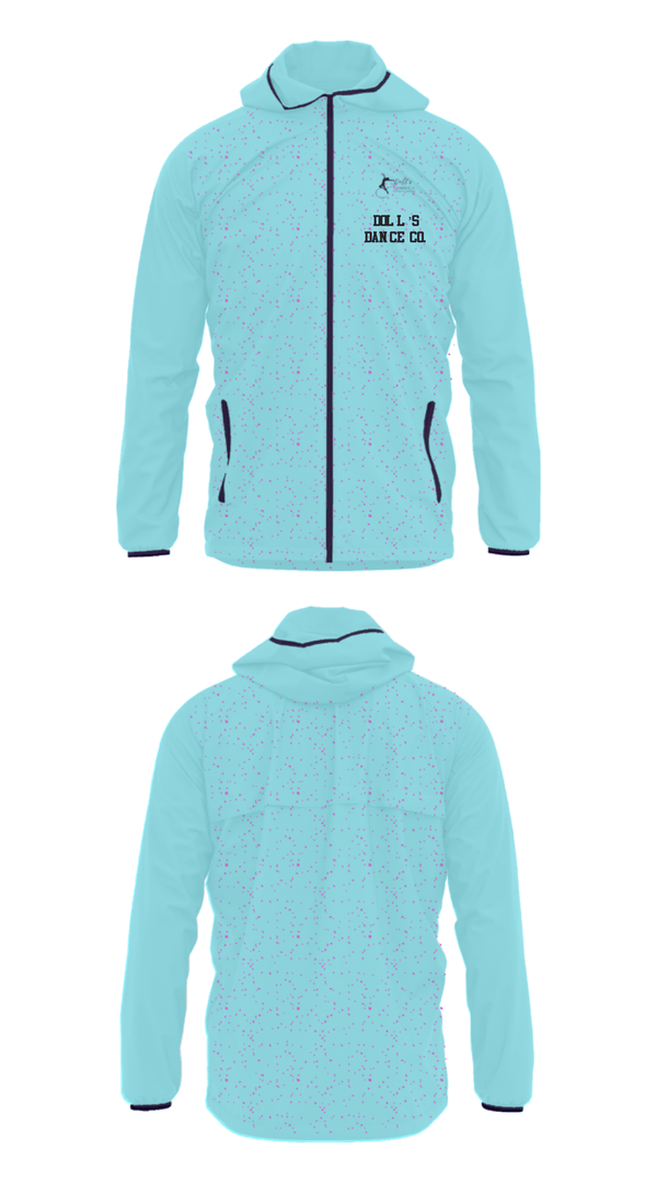 Windbreaker, Doll’s Dance Co., , Teamtime, Team time, sublimation, custom sports apparel, team uniforms, spirit wear, spiritwear, sports uniforms, custom shirts, team store, custom team store, fundraiser sports, apparel fundraiser
