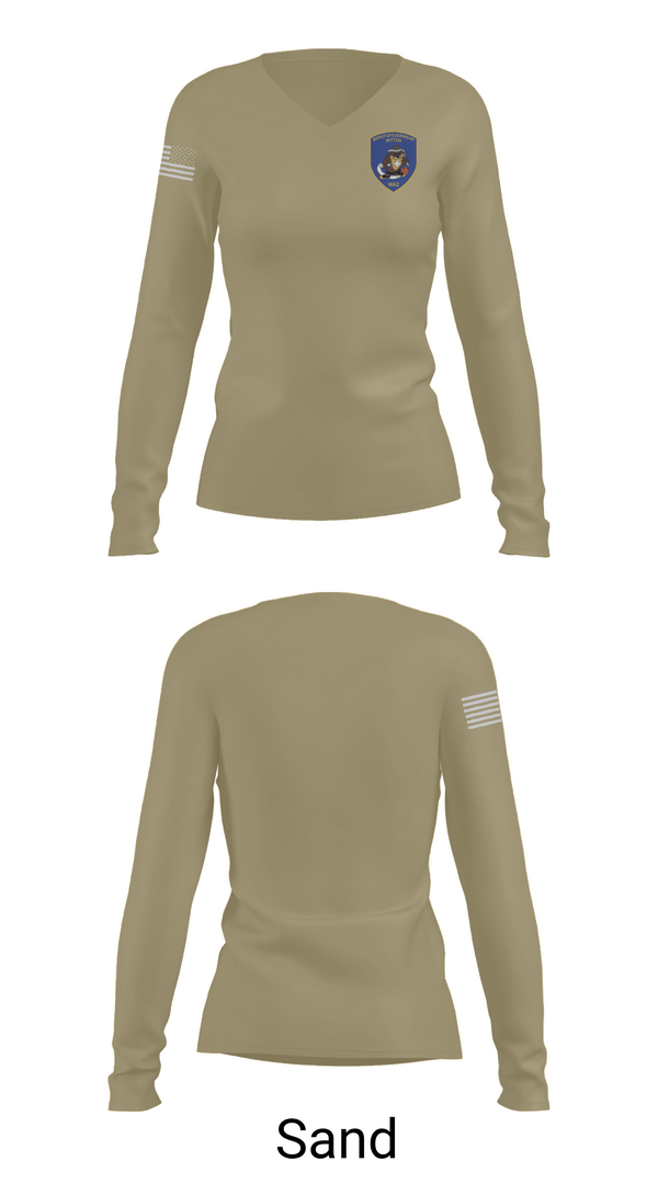 Womens Long Sleeve Vneck Shirt 1, Feuerwehr Witten, Fire Department, Teamtime, Team time, sublimation, custom sports apparel, team uniforms, spirit wear, spiritwear, sports uniforms, custom shirts, team store, custom team store, fundraiser sports, apparel fundraiser