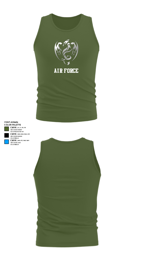 Tank Top, 18th Air Support Operations Group, Air Force, Teamtime, Team time, sublimation, custom sports apparel, team uniforms, spirit wear, spiritwear, sports uniforms, custom shirts, team store, custom team store, fundraiser sports, apparel fundraiser