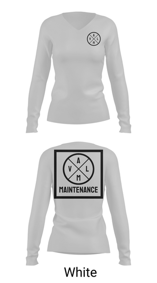 Womens Long Sleeve Vneck Shirt, AVLM, , Teamtime, Team time, sublimation, custom sports apparel, team uniforms, spirit wear, spiritwear, sports uniforms, custom shirts, team store, custom team store, fundraiser sports, apparel fundraiser