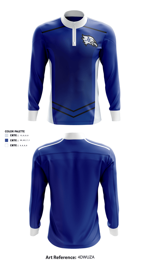 Quarter Zip Jacket, Jordan-Elbridge High School Volleyball, Women's Volleyball, Teamtime, Team time, sublimation, custom sports apparel, team uniforms, spirit wear, spiritwear, sports uniforms, custom shirts, team store, custom team store, fundraiser sports, apparel fundraiser