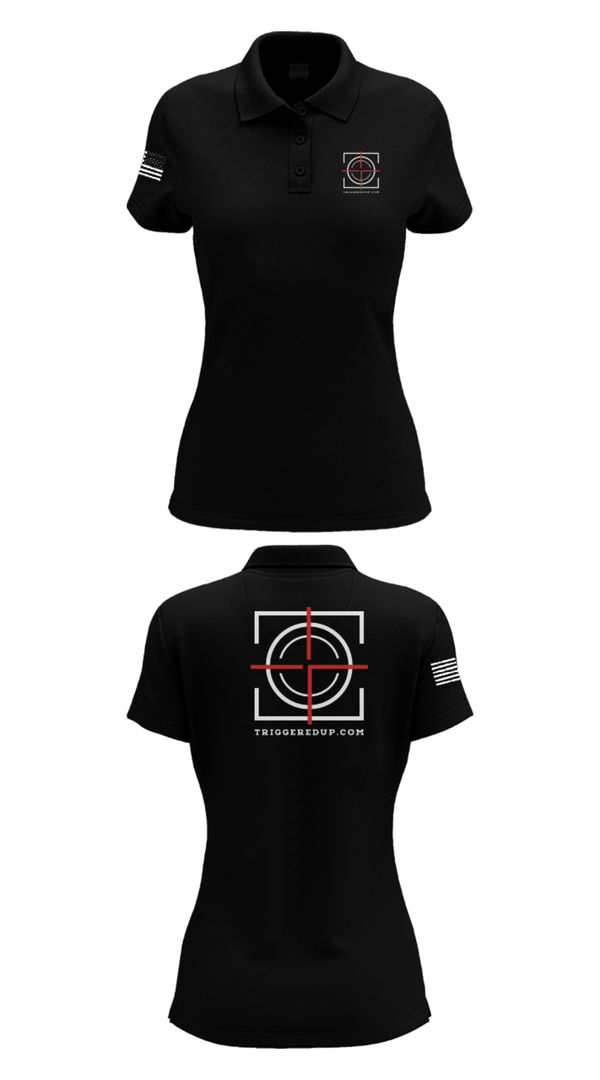 Womens Short Sleeve Performance Polo, Triggered up, , Teamtime, Team time, sublimation, custom sports apparel, team uniforms, spirit wear, spiritwear, sports uniforms, custom shirts, team store, custom team store, fundraiser sports, apparel fundraiser