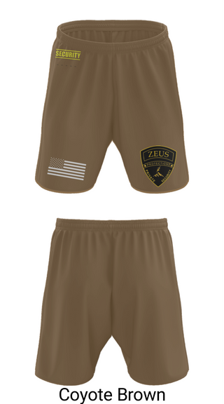 Athletic Shorts With Pockets, Zeus Protections, Police, Teamtime, Team time, sublimation, custom sports apparel, team uniforms, spirit wear, spiritwear, sports uniforms, custom shirts, team store, custom team store, fundraiser sports, apparel fundraiser