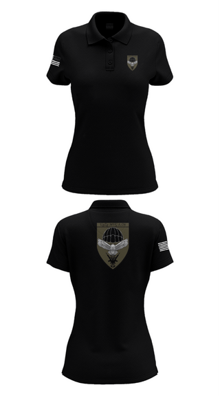 Womens Short Sleeve Performance Polo, 8.FschJgRgt 26, Army, Teamtime, Team time, sublimation, custom sports apparel, team uniforms, spirit wear, spiritwear, sports uniforms, custom shirts, team store, custom team store, fundraiser sports, apparel fundraiser