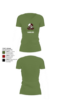 418 MLC 48598349 Women's Short Sleeve V-neck Shirt - 44