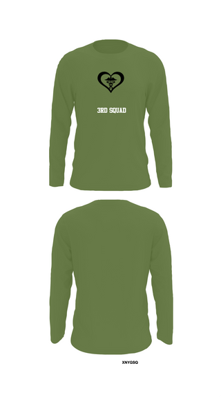 Long Sleeve Performance Shirt, 3rd squad, Army, Teamtime, Team time, sublimation, custom sports apparel, team uniforms, spirit wear, spiritwear, sports uniforms, custom shirts, team store, custom team store, fundraiser sports, apparel fundraiser