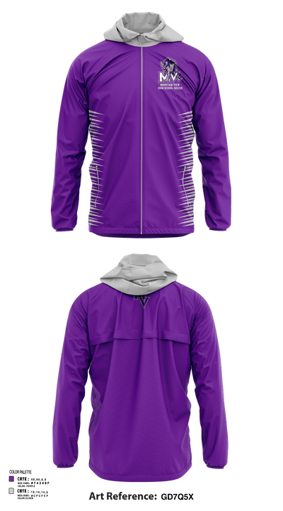 Mountain View High School Soccer 11438652 Windbreaker - 123