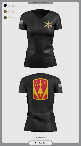 Womens Short Sleeve Vneck Shirt, 4-3 ADA, Army, Teamtime, Team time, sublimation, custom sports apparel, team uniforms, spirit wear, spiritwear, sports uniforms, custom shirts, team store, custom team store, fundraiser sports, apparel fundraiser