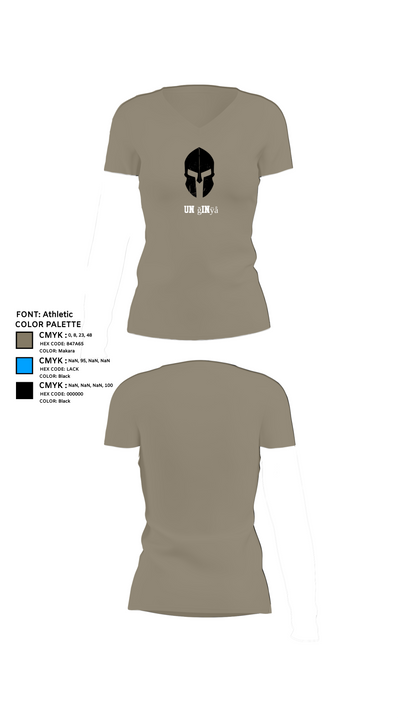 uN ğiNÿå 21846884 Women's Short Sleeve V-neck Shirt - 61