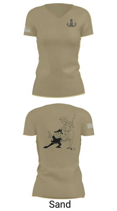 18th EOD Det 1033704 Women's Short Sleeve V-neck Shirt - 60