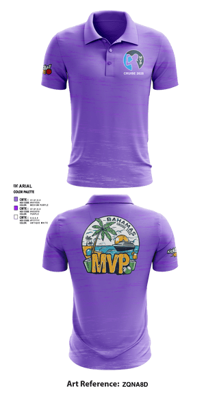 Short Sleeve Performance Polo, MVP Cruise 2025, Spirit Store, Teamtime, Team time, sublimation, custom sports apparel, team uniforms, spirit wear, spiritwear, sports uniforms, custom shirts, team store, custom team store, fundraiser sports, apparel fundraiser