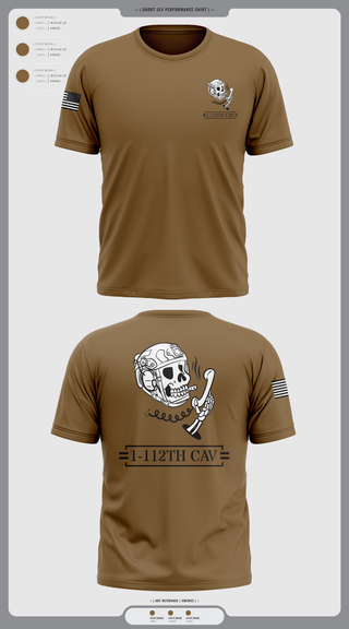 Old School Cotton Feel Shirt, 1-112th cav, , Teamtime, Team time, sublimation, custom sports apparel, team uniforms, spirit wear, spiritwear, sports uniforms, custom shirts, team store, custom team store, fundraiser sports, apparel fundraiser