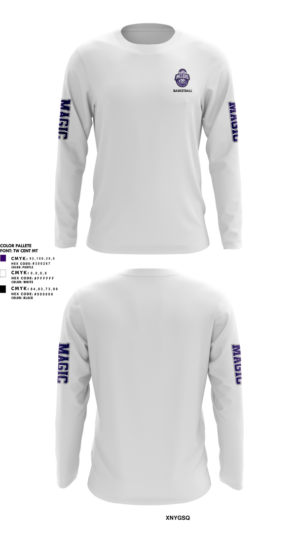 Long Sleeve Performance Shirt, Northwest Magic Basketball, Women's Basketball, Teamtime, Team time, sublimation, custom sports apparel, team uniforms, spirit wear, spiritwear, sports uniforms, custom shirts, team store, custom team store, fundraiser sports, apparel fundraiser