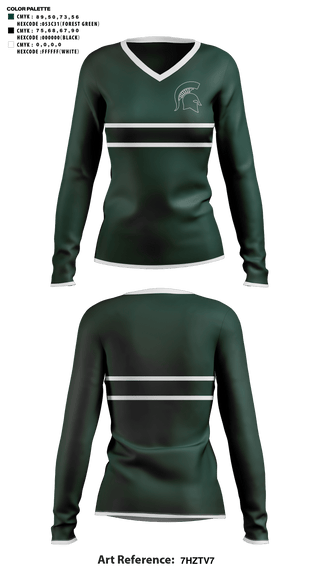 Womens Long Sleeve Vneck Shirt, Pembroke Jr Spartans, Cheer, Teamtime, Team time, sublimation, custom sports apparel, team uniforms, spirit wear, spiritwear, sports uniforms, custom shirts, team store, custom team store, fundraiser sports, apparel fundraiser