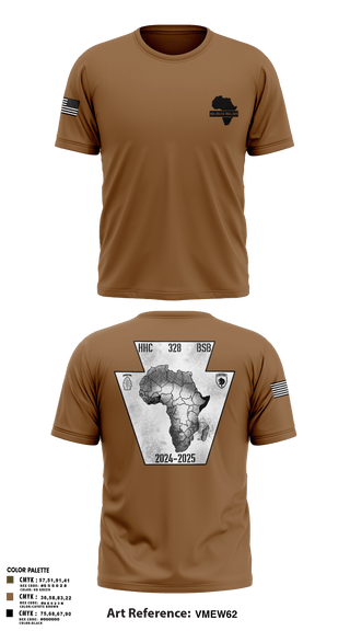 Short Sleeve Performance Shirt, HHC 328th BSB, National Guard, Teamtime, Team time, sublimation, custom sports apparel, team uniforms, spirit wear, spiritwear, sports uniforms, custom shirts, team store, custom team store, fundraiser sports, apparel fundraiser